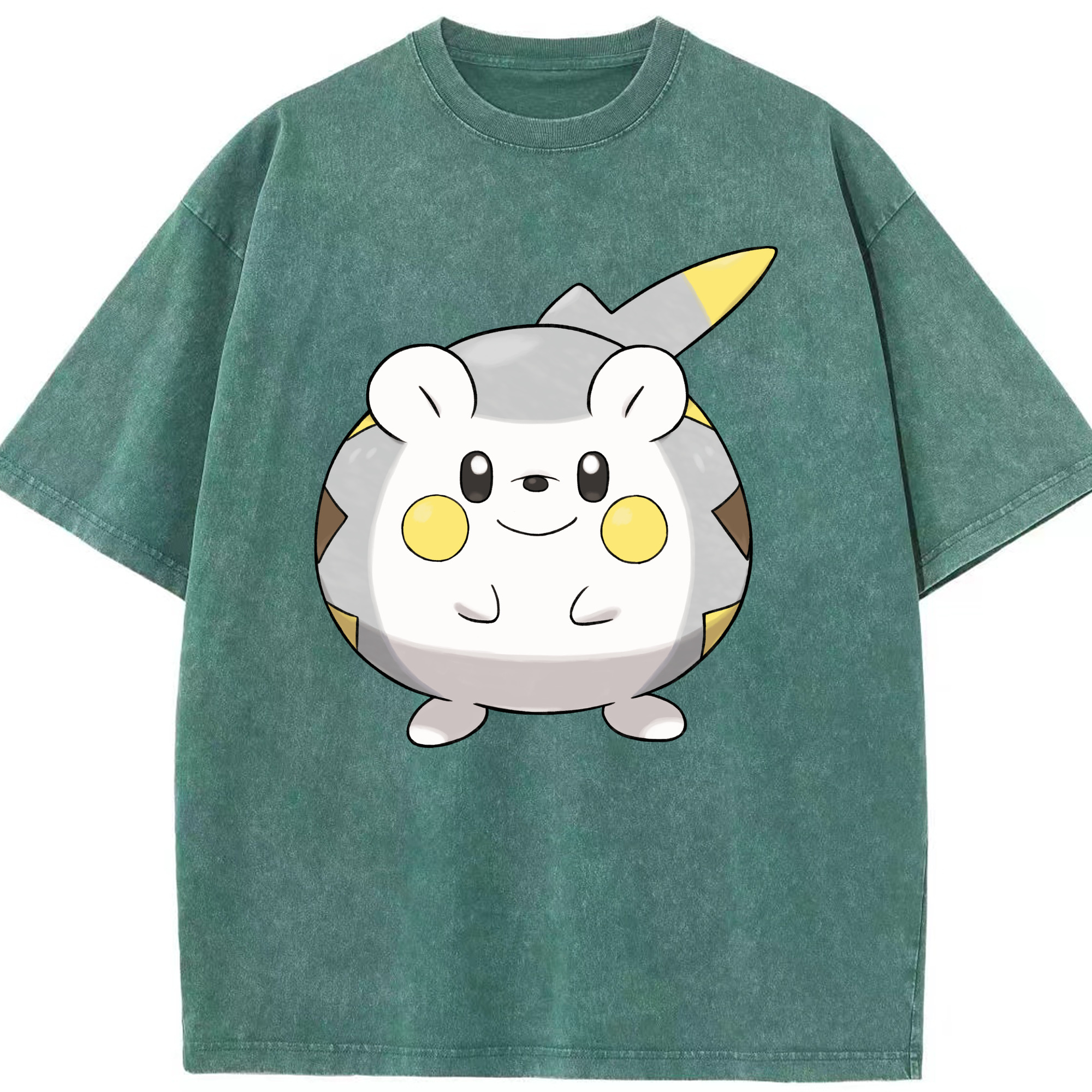 （画像用） ポケットモンスター Pokémon 綿100% ヴィンテージ風 半袖Tシャツ（フロントプリント）